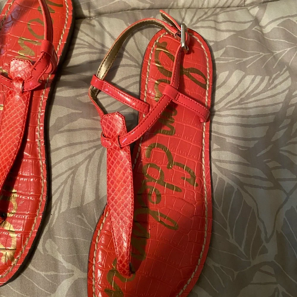 Sam Edelman Gigi orange Sandals - Picture 3 of 8